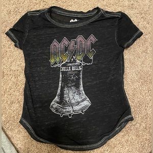 3T 2T AC⚡DC Short Sleeve Shirt THIN